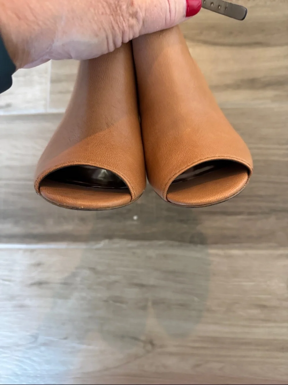 Coach 7 Lanora peep toe sling back heels - Picture 4 of 9